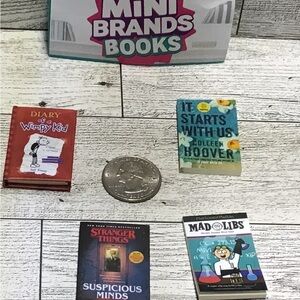 Mini brands mini books lot of 4